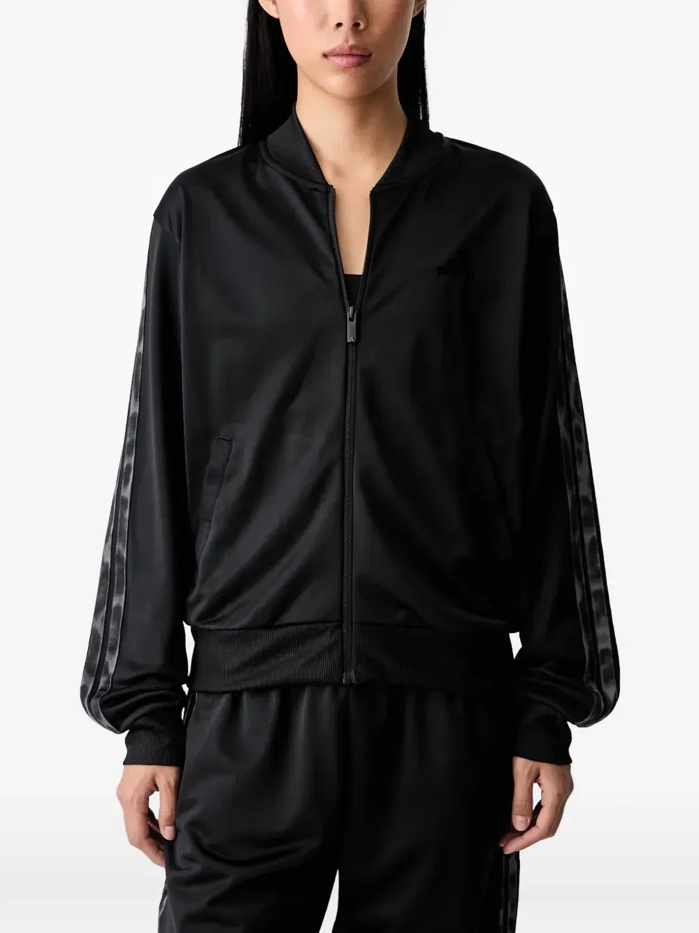 Логотипный спортивный костюм Adidas, черный — фото 3