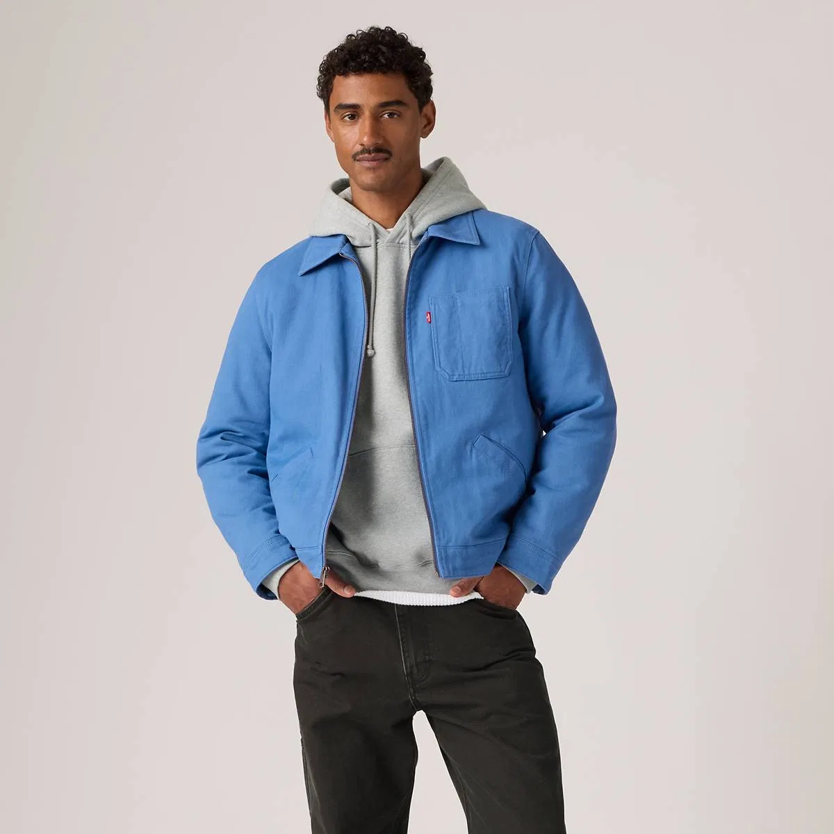 Рабочая куртка Levi's, Delft Blue - Blue — фото 3