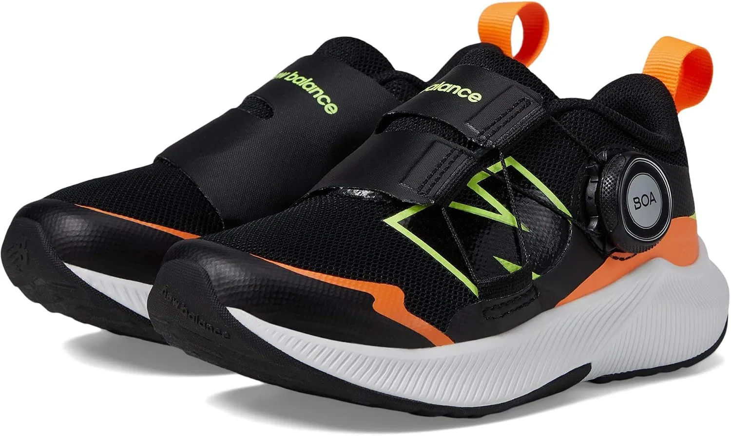 Детские кроссовки для девочек с технологией DynaSoft Reveal V4 Boa New Balance, Black