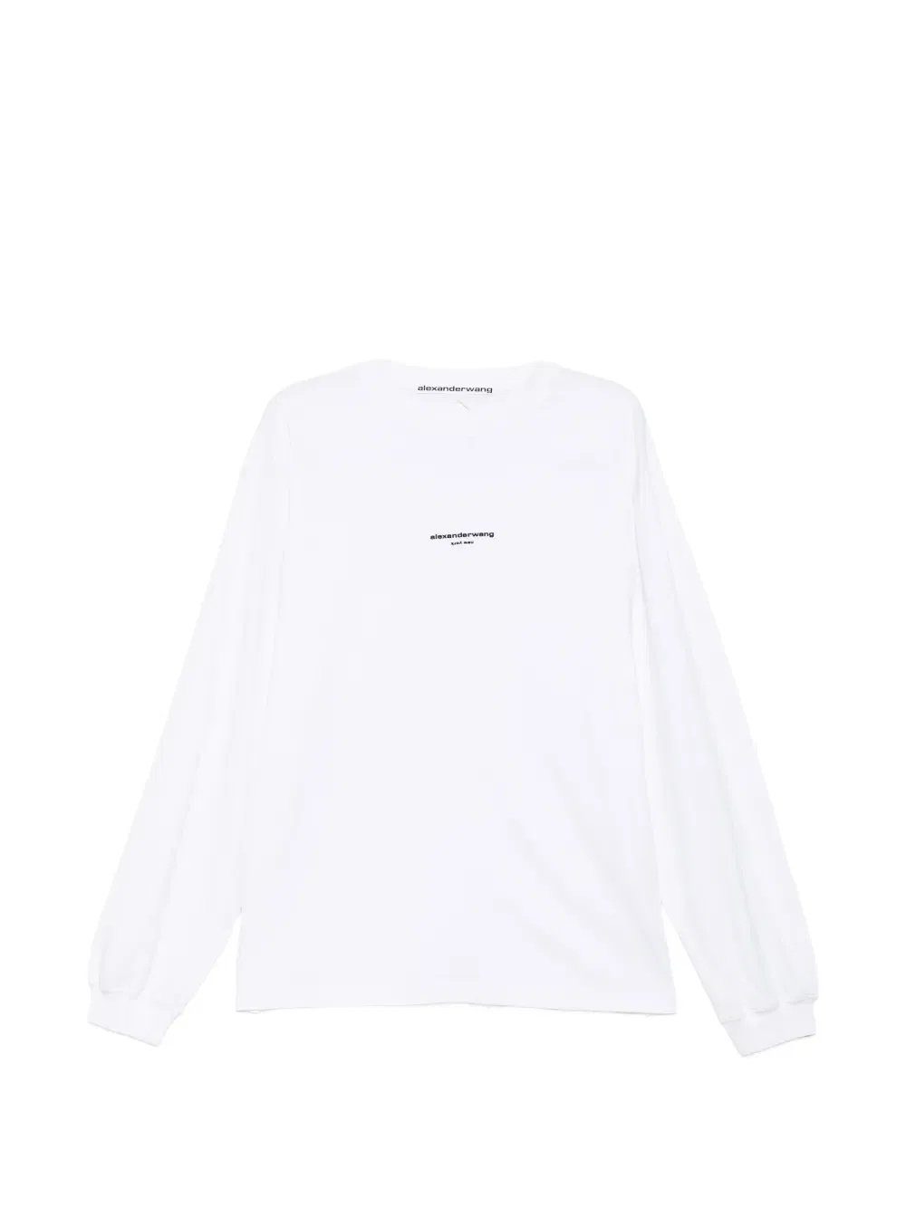 Лонгслив с логотипом Alexander Wang, белый