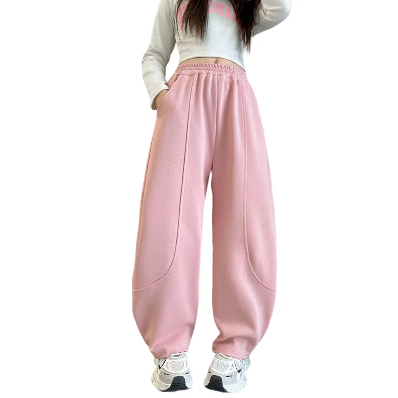 Детские спортивные штаны из трикотажа Lanza, Pink Purple