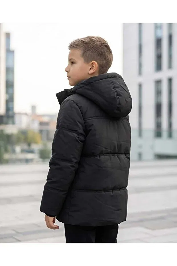 Детское пальто для девочек с длинным рукавом Koton, Gray — фото 2