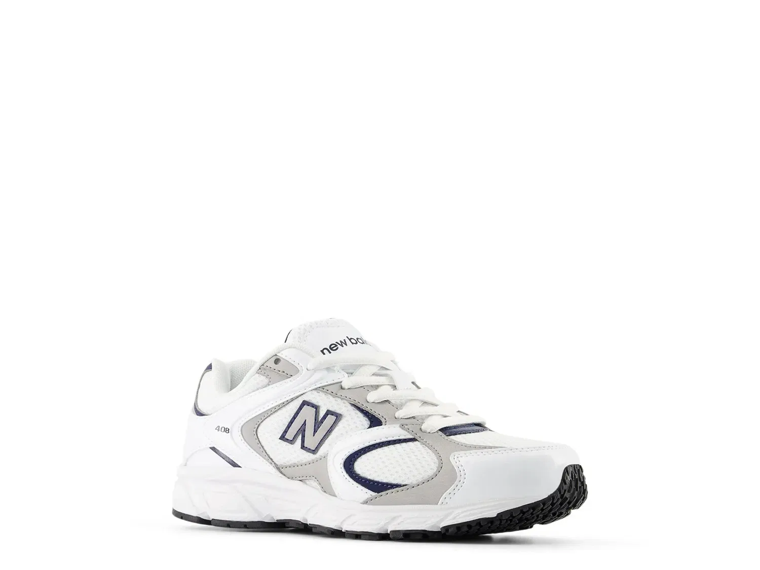 Кроссовки 408, New Balance, белый/темно-синий