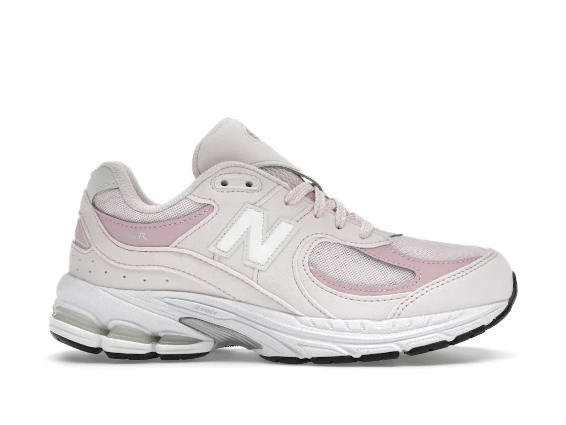 Детские кроссовки для мальчиков и девочек с замшевыми вставками New Balance 2002R, Pink Granite/Mid Century Pink