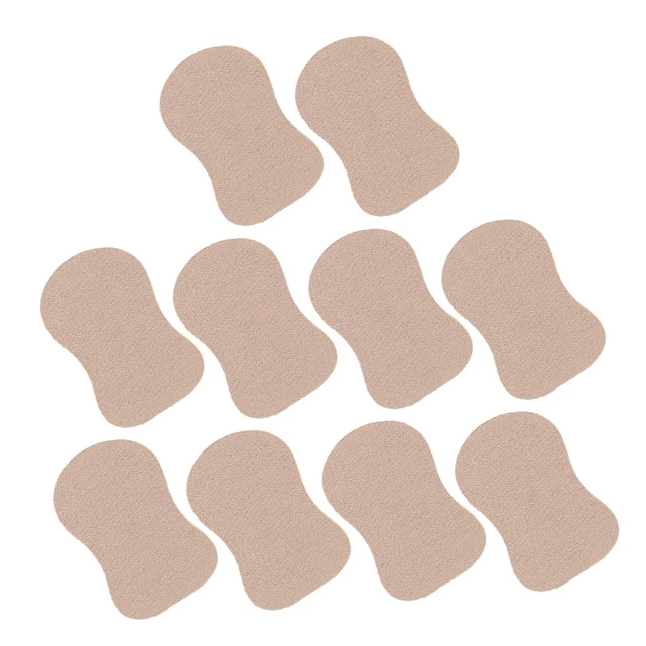 Подмышечные накладки FRCOLOR, 10 шт, хлопок, 9x6.5x0.1 см, 20 г, Khaki