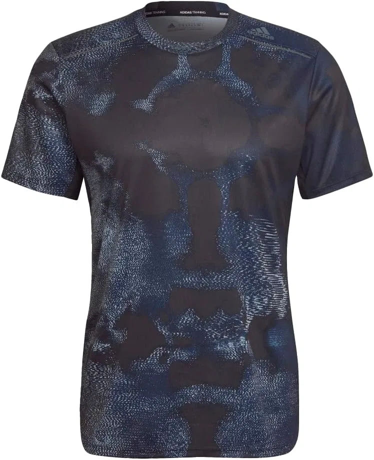Женская футболка для тренировок с принтом adidas, Multicolor/Black