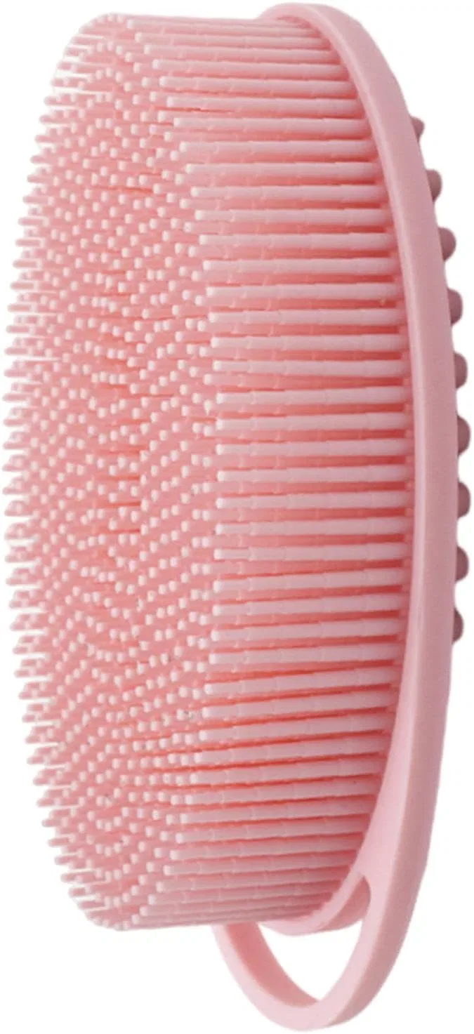 Generic Силиконовая щетка для ванны, Pink