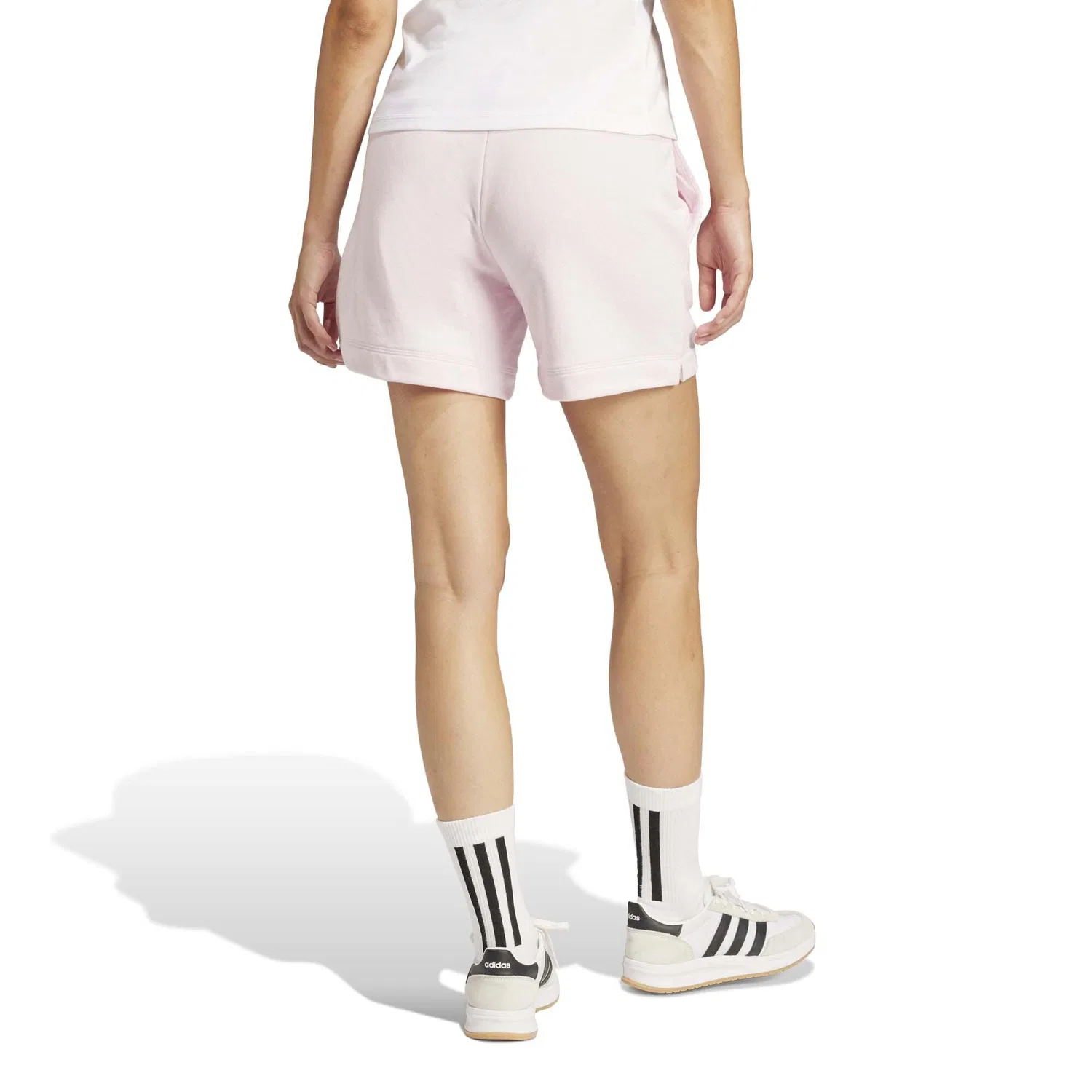 Женские шорты Adidas Sport W Lin Ft Sho, Clpink / White — фото 3