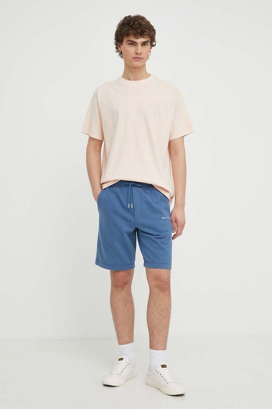 Хлопковая футболка Levi's, роза — фото 2