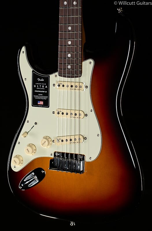 

Электрогитара Fender American Ultra Stratocaster Ultraburst Rosewood Fingerboard Left-Hand - US210008688-8.15 lbs