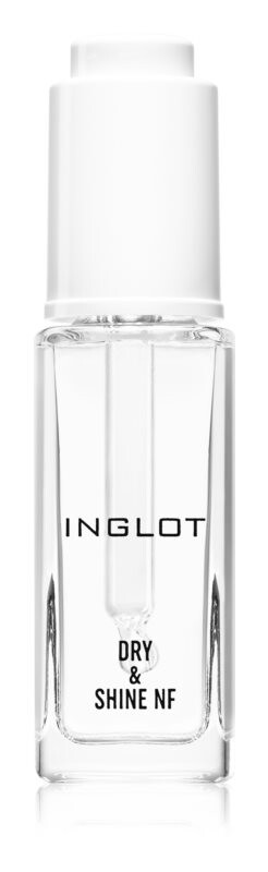 

Топ для ногтей ускоряющий высыхание лака пипеткой Inglot Dry & Shine NF