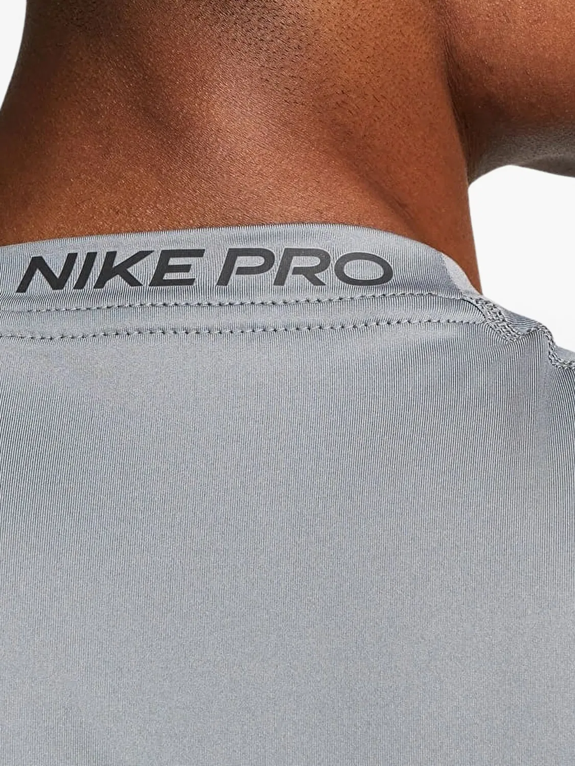Топ Nike Pro без рукавов, серый — фото 4