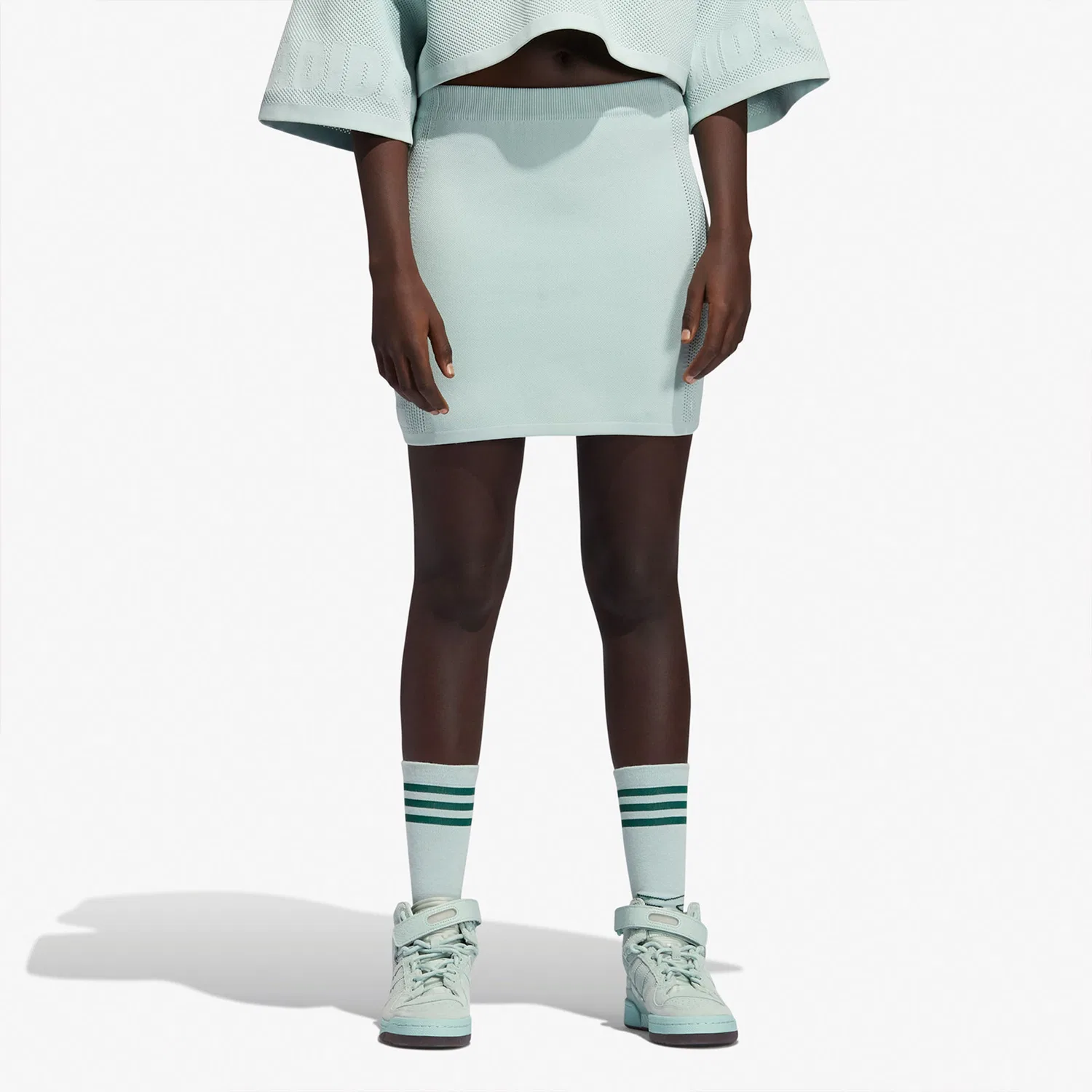 Юбка короткая повседневная x IVY PARK, Adidas Originals, Green — фото 3