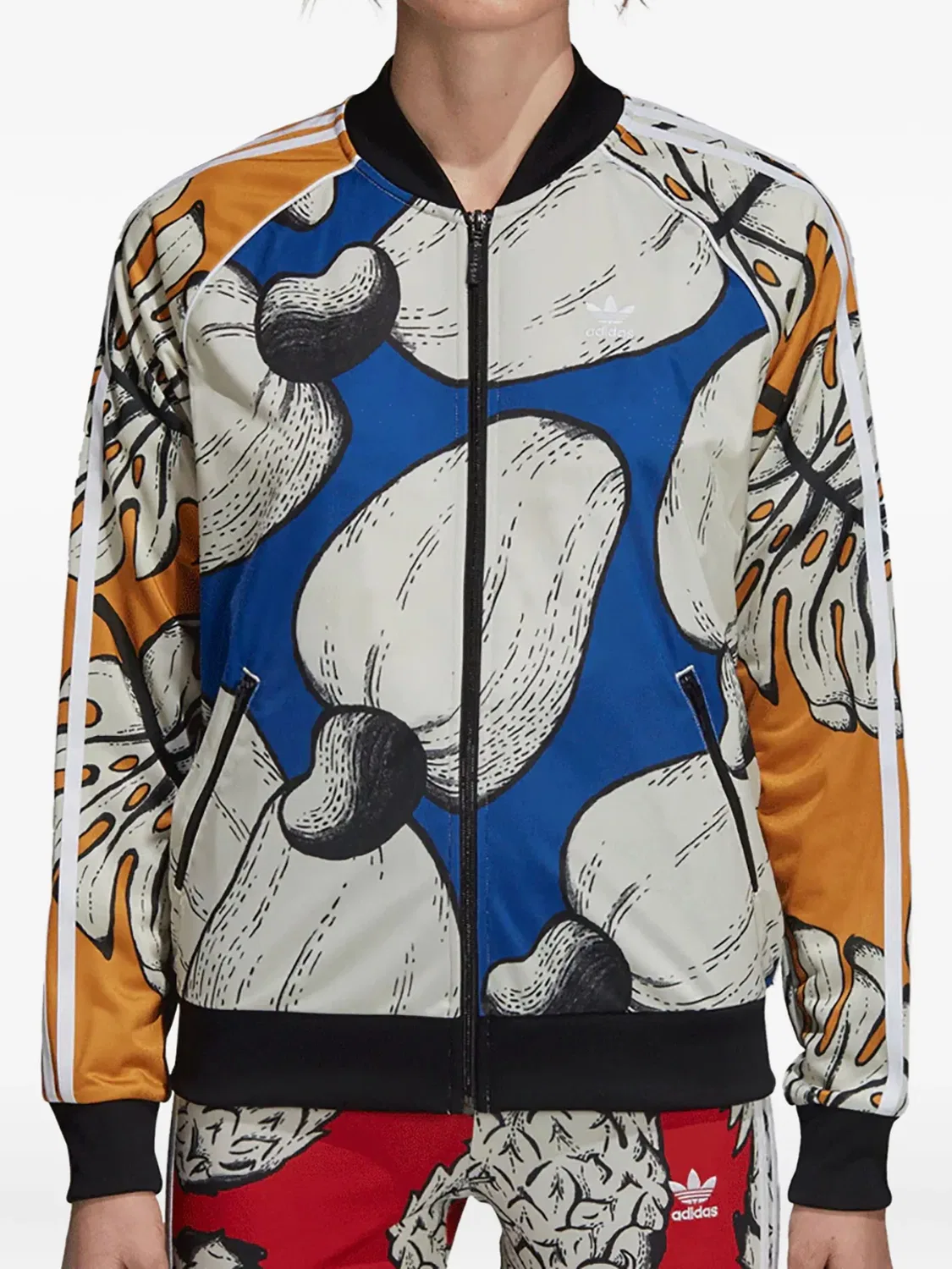 Спортивная куртка Stadium Superstar Multicolour Adidas, синий