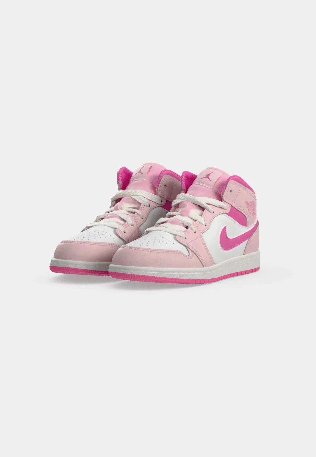 1 кроссовки унисекс средней высоты - высокие кроссовки Jordan, Pink Foam/Pink Foam/China Rose/White — фото 3
