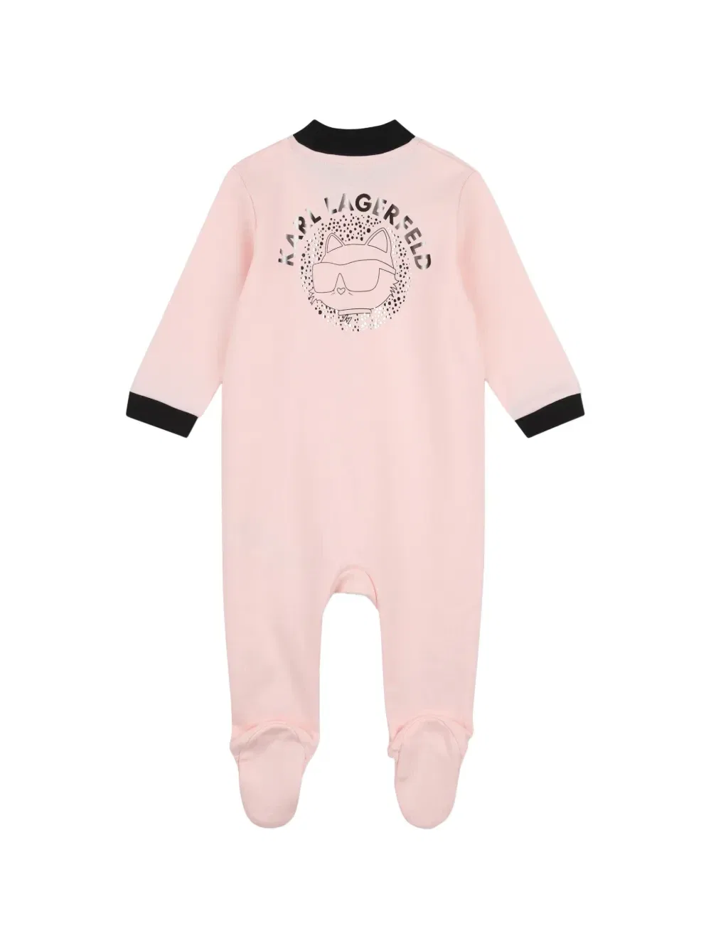 Комплект для новорожденного с логотипом Karl Lagerfeld Kids, розовый — фото 4