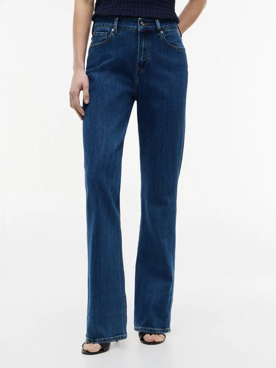Джинсы TOMMY HILFIGER Boot cut 'Mid Rise Bootcut' темно-синего цвета — фото 3