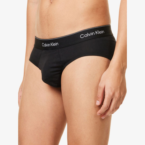 Трусы-бикини Calvin Klein Icon с логотипом, черный — фото 4