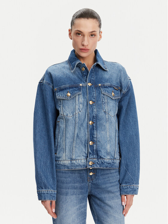 

Джинсовая куртка обычного кроя 78PAS4O3 Just Cavalli, синий