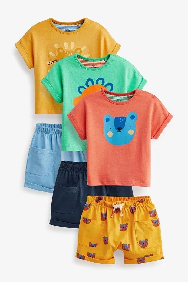 Детский комплект для мальчиков хлопковый Next Baby, Multicolor