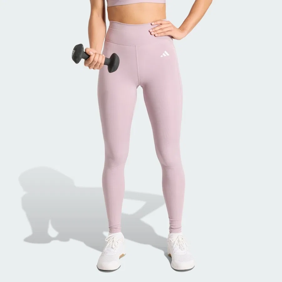 Спортивные леггинсы с карманом Optimé Essentials Stash Pocket Full-Length adidas, Светло-зеленый