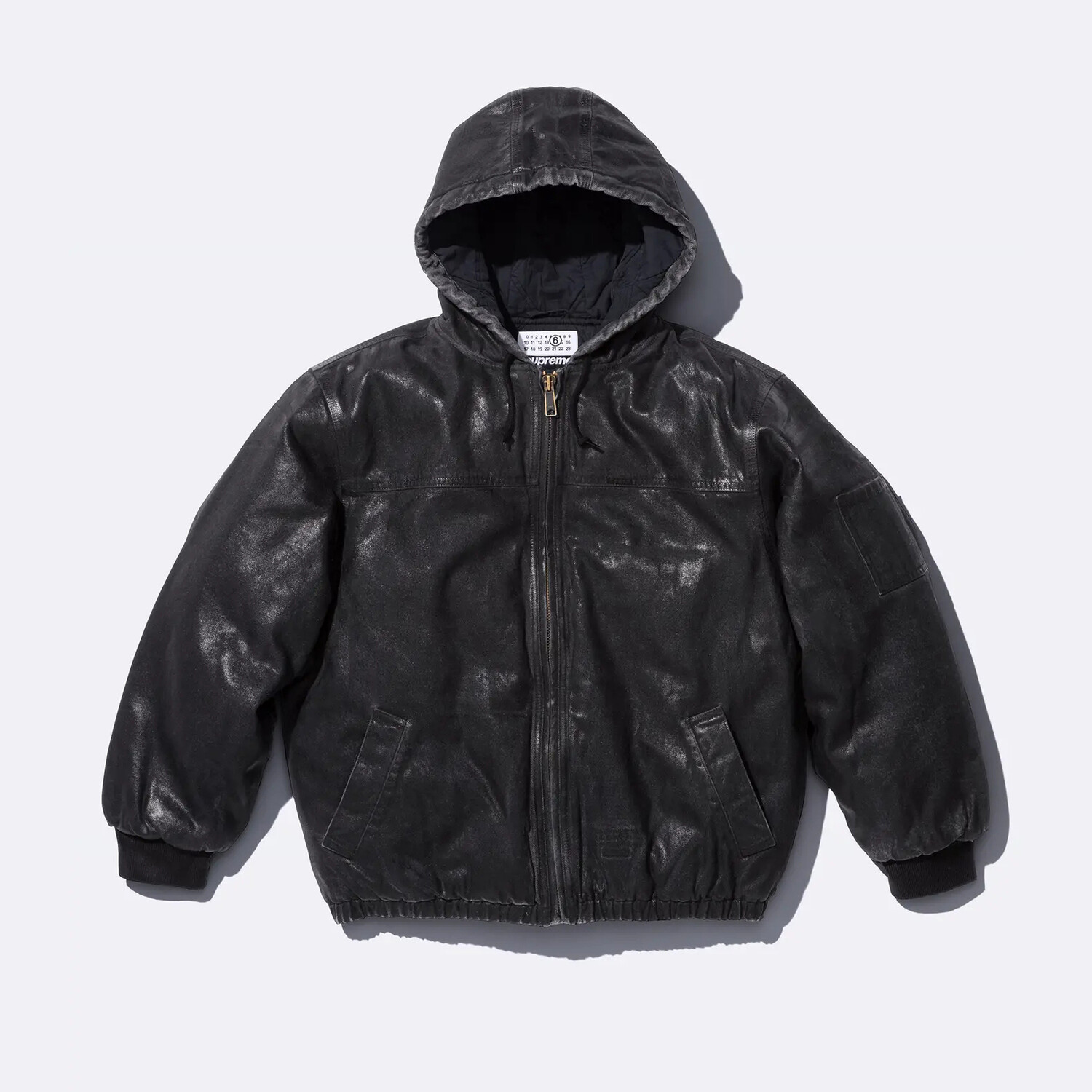 

Куртка с капюшоном Supreme x MM6 Maison Margiela Foil, черный