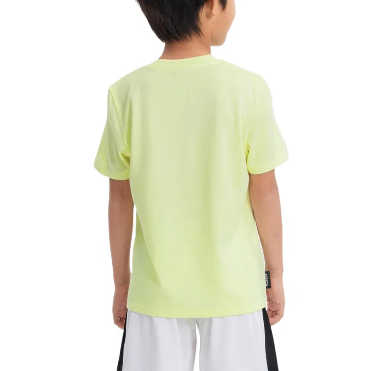 Детская футболка с принтом FAST500 DECATHLON, Light Yellow — фото 2