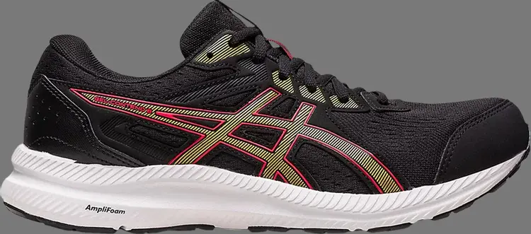 

Кроссовки gel contend 8 'black olive oil' Asics, черный