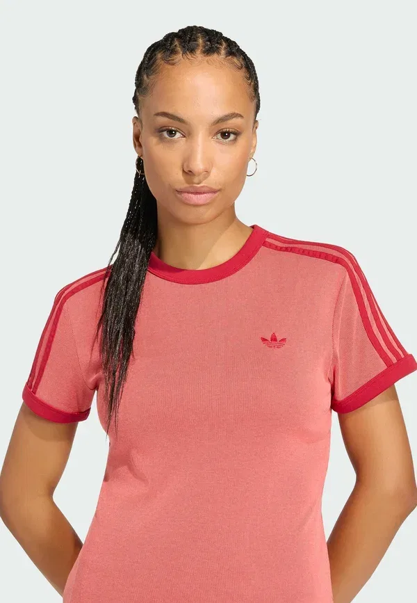 Футболка 3S Cali Tee с принтом Adidas Originals, красный — фото 3