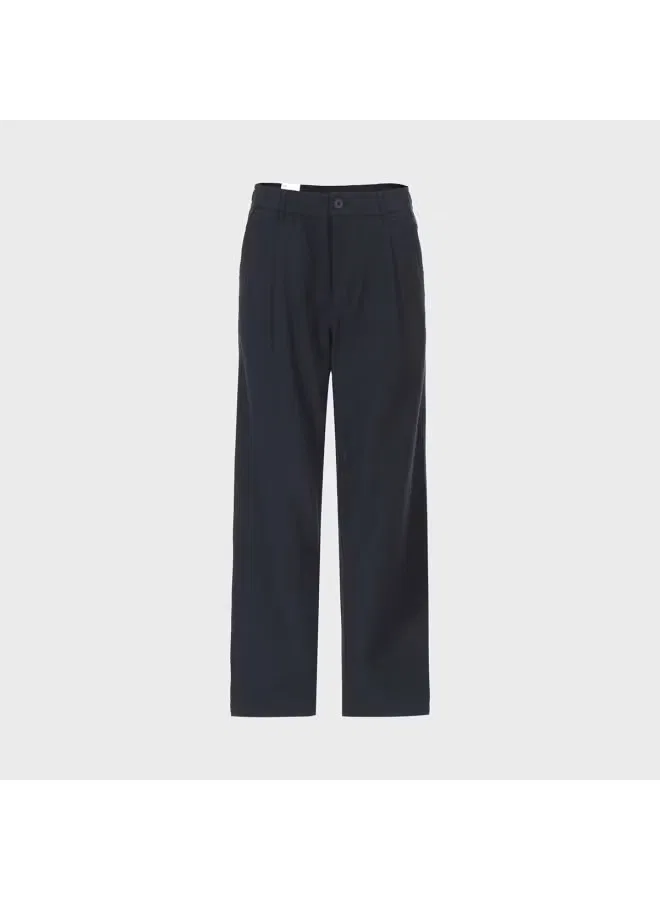 Брюки с клетчатым принтом зауженные Zara, темно-синий — фото 2