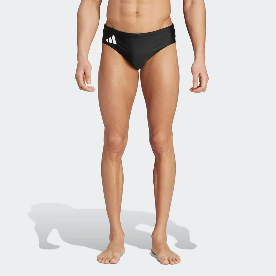 Плавки-шорты ADIDAS PERFORMANCE Athletic Swim Trunks 'Solid Swim' черного цвета — фото 2