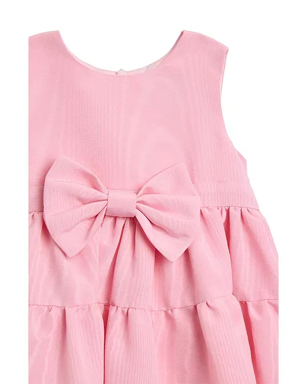 Детское платье для девочек кружевное Zaida Lace Mini Bow Dress Bardot, розовый — фото 3