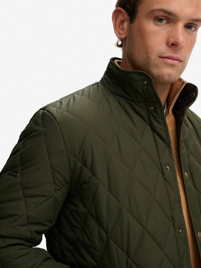 Стеганая куртка Estate Country Superdry, Olive Green — фото 4