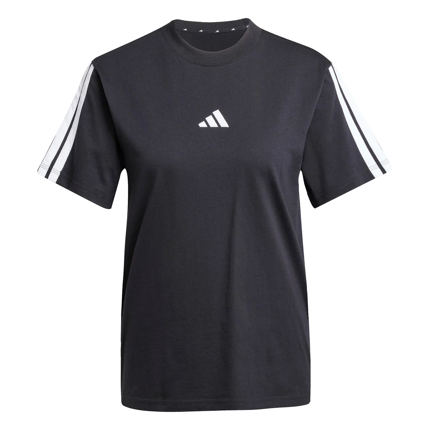 Женская футболка с длинным рукавом adidas Essentials 3-Stripes, Черный