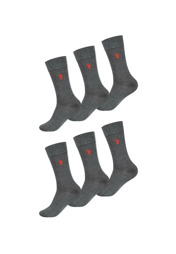 Носки дышащие Uszaayn U.S. Polo Assn., anthrazit meliert, антрацит