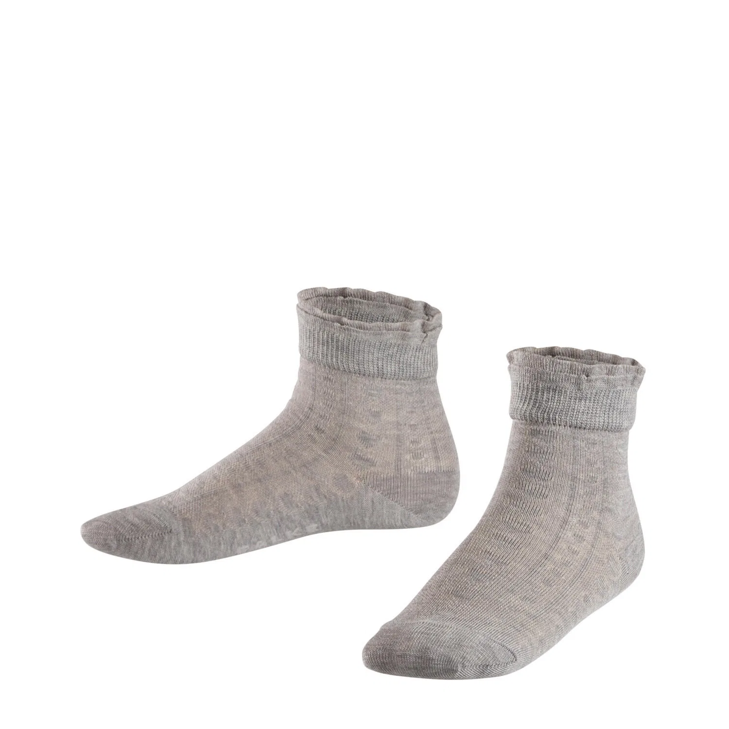 Детские носки для девочек с рюшем Romantic Net Falke, Grau