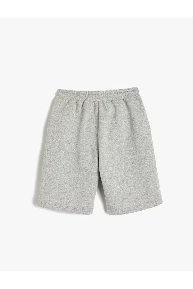 Детские шорты для мальчиков хлопковые Basics Koton, Gray — фото 2