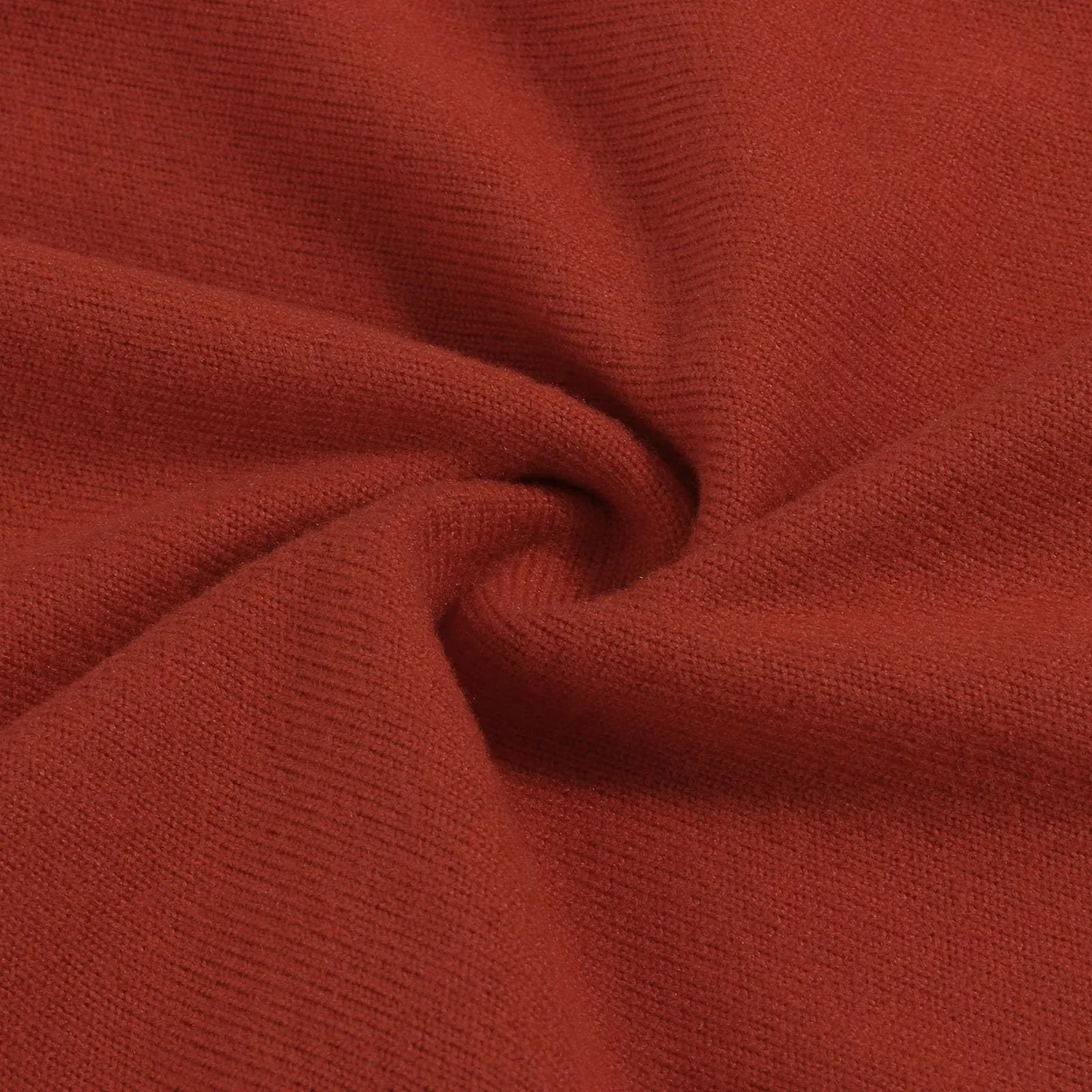 Женское пальто свободного кроя с длинным рукавом, 02 Red — фото 4