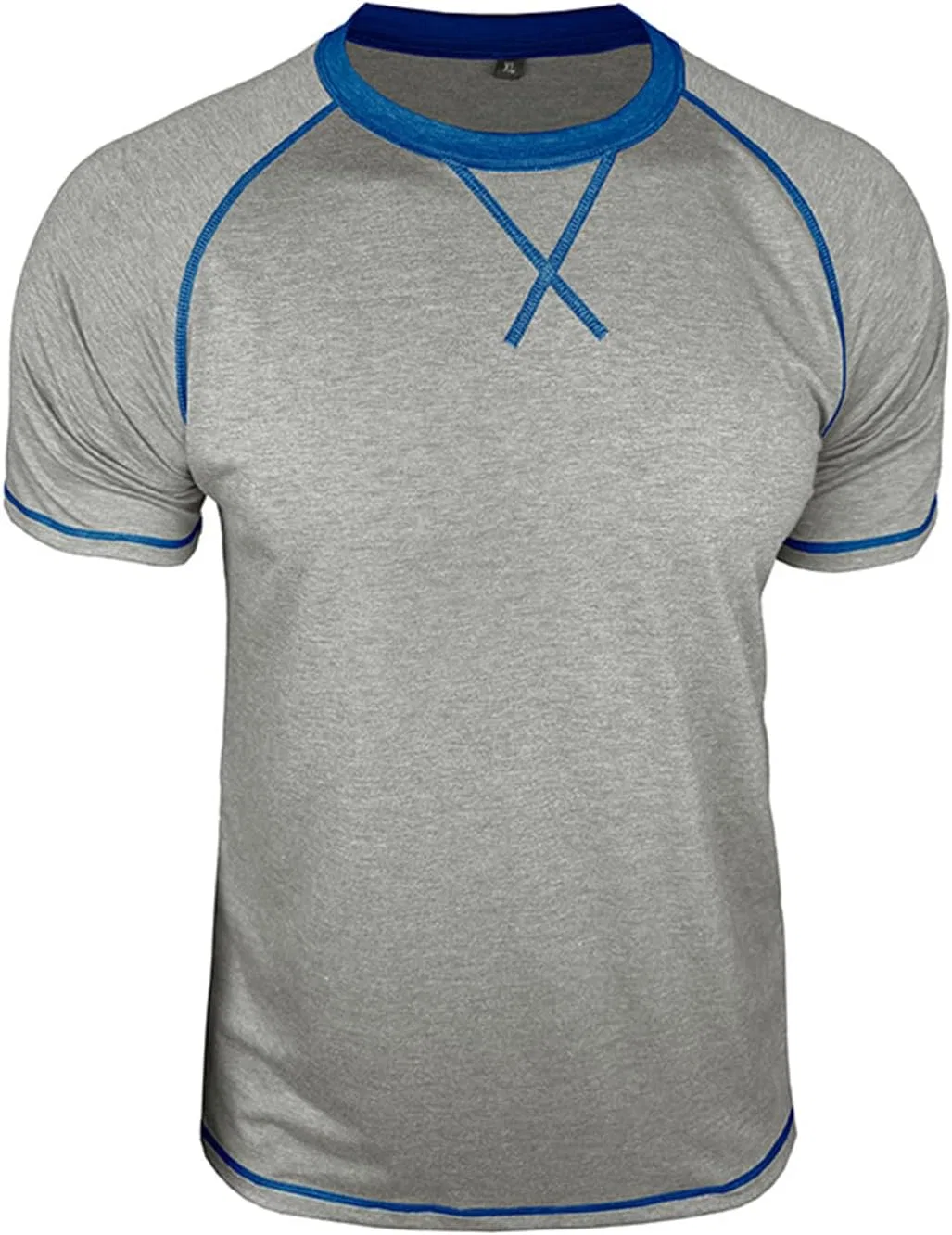 Мужская футболка с цветовым блоком Active, Light Gray