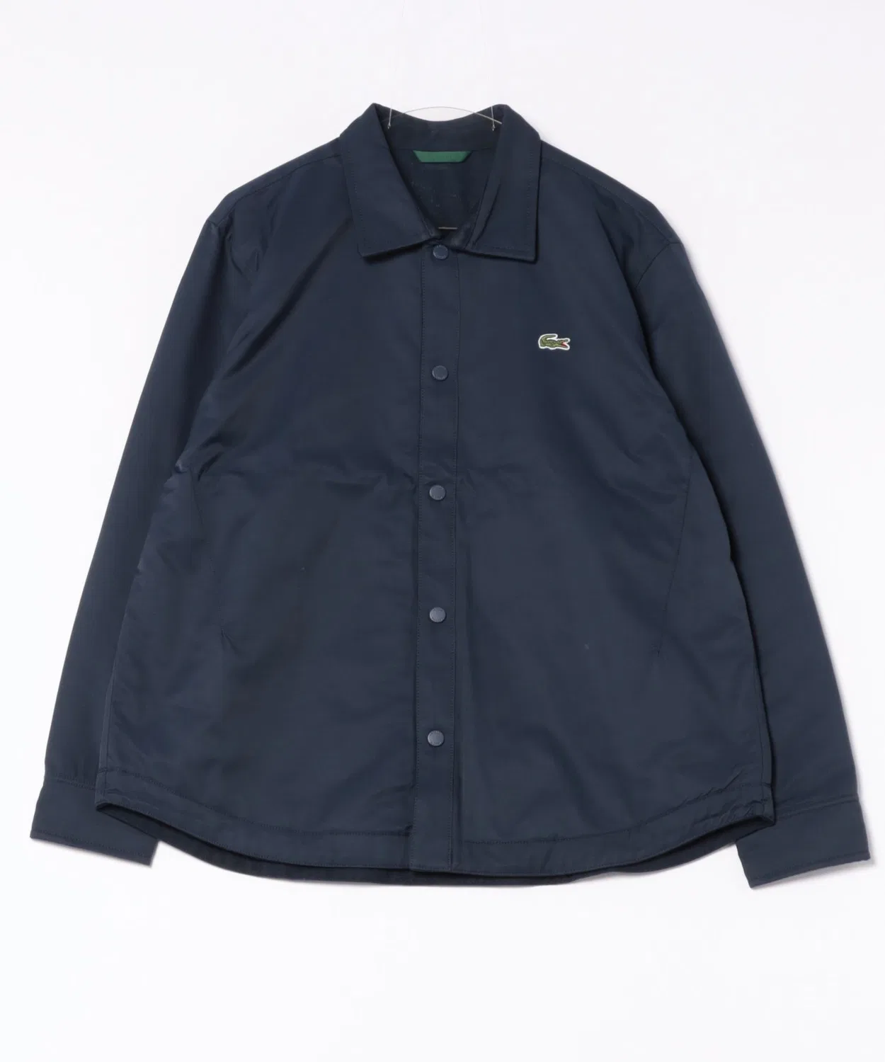 Куртка реверсивная LACOSTE, хлопок/нейлон, тёмно-синий