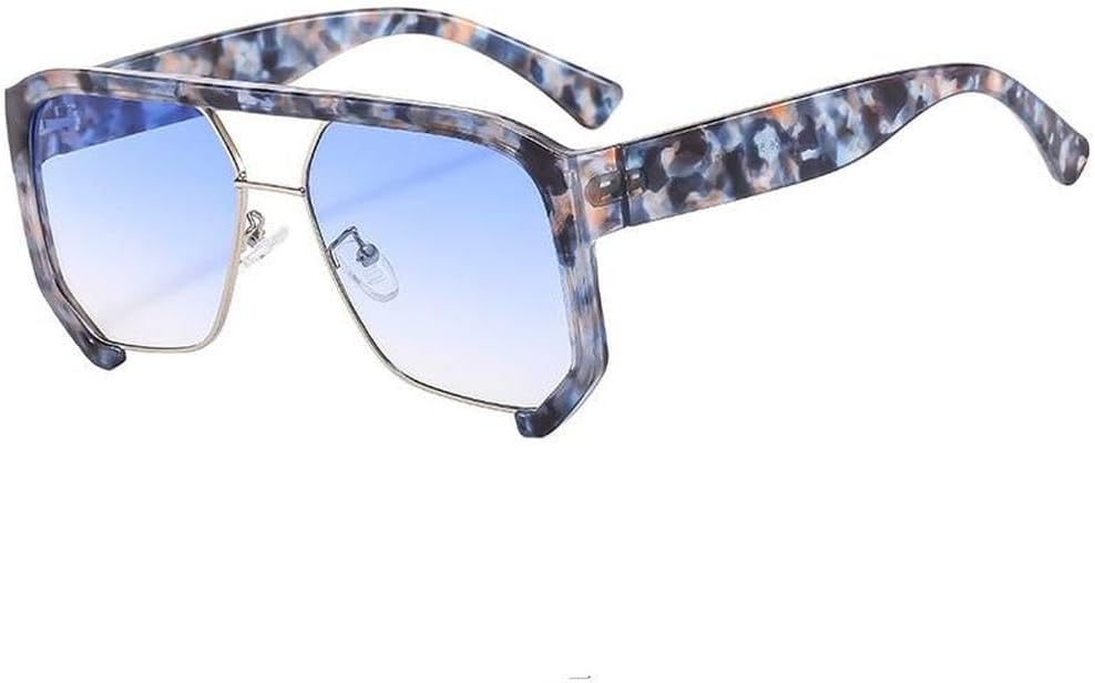 

Большие солнцезащитные очки для женщин и мужчин, с плоской верхней частью, крупные солнцезащитные очки для мужчин, роскошные, модные, винтажные, для активного отдыха generic, C1-15479