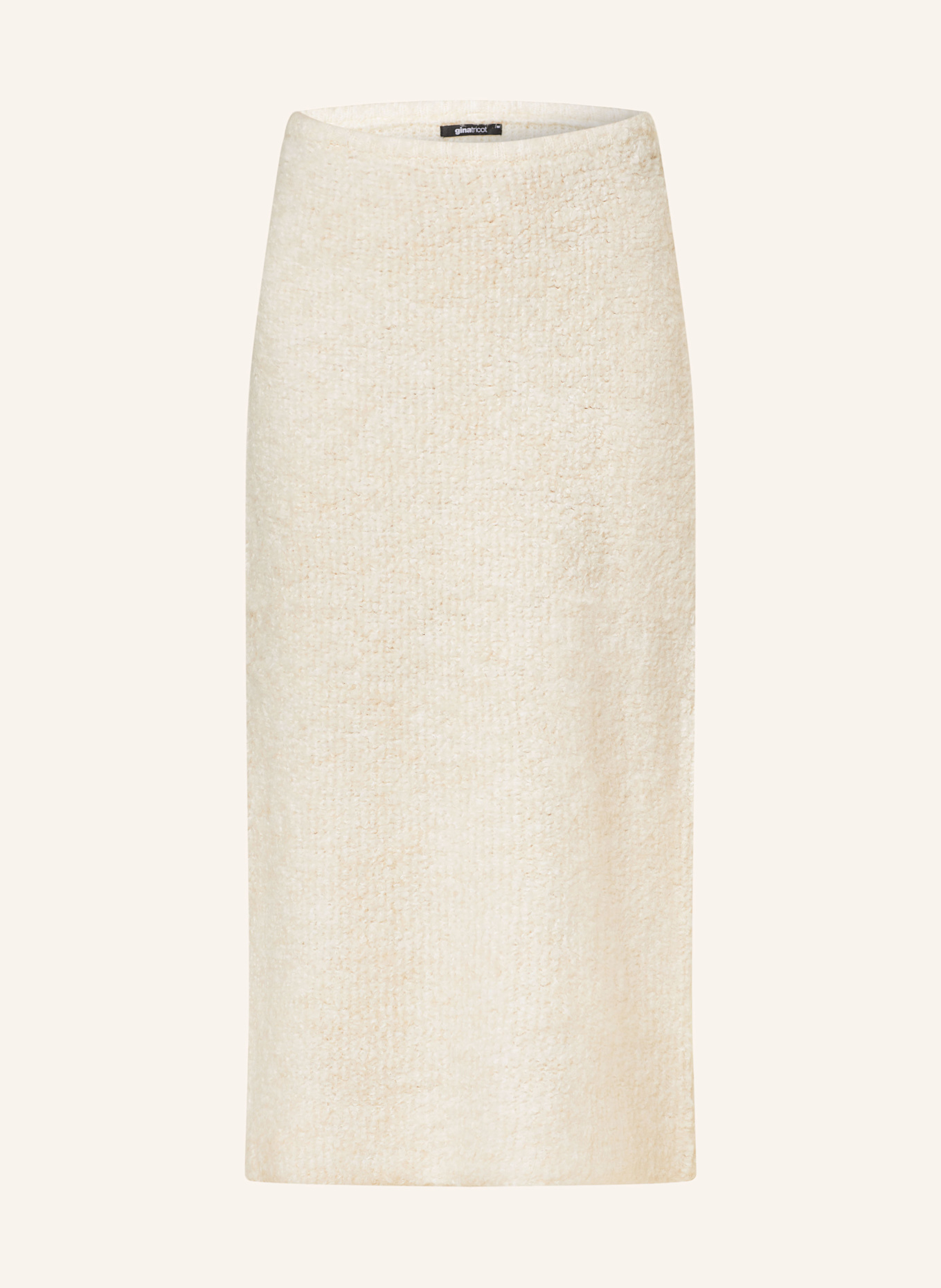 

Трикотажная юбка Gina Tricot, экрю