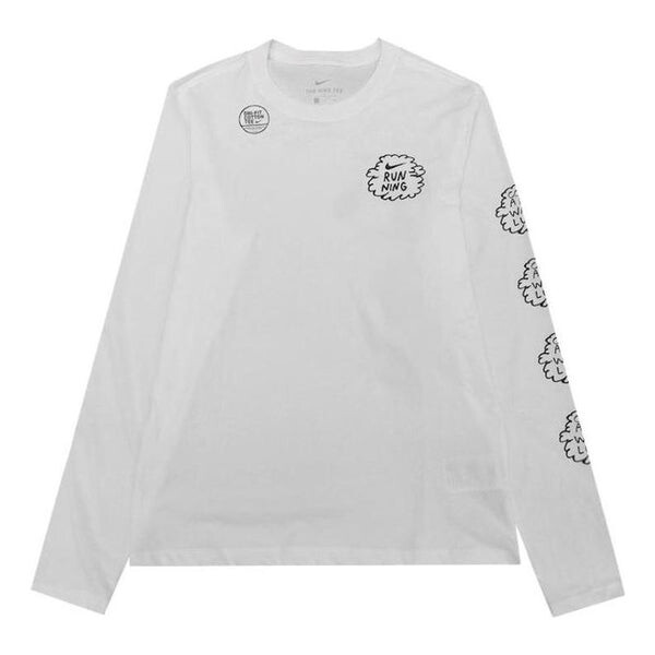 

Футболка Nike long sleeves graphic T-shirt 'White', белый
