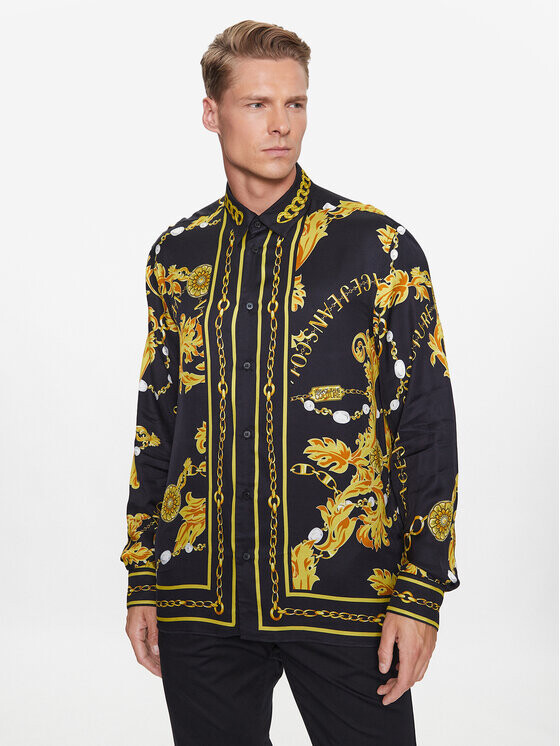 

Рубашка стандартного кроя Versace Jeans Couture, черный