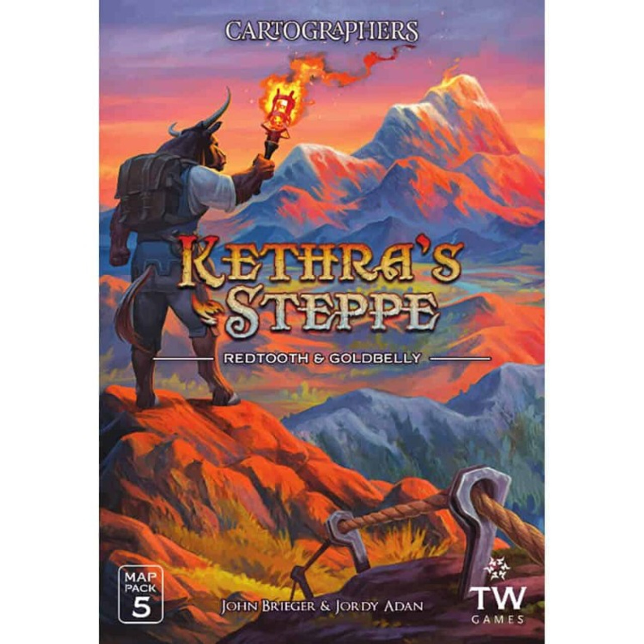 

Настольная игра Cartographers: Kethra's Steppe - Redtooth & Goldbelly Map Pack 5