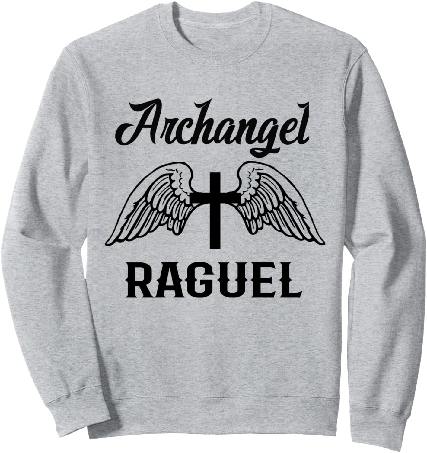 

Толстовка с традиционной католической молитвой Архангела Рагнарока Archangel Raguel Costume / Catholics Cosplay, серый