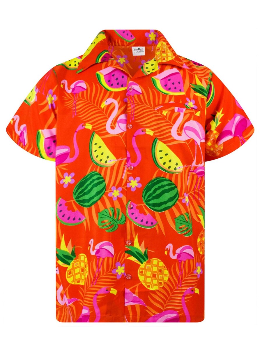 

Рубашка King Kameha Flamingo Melon, оранжевый