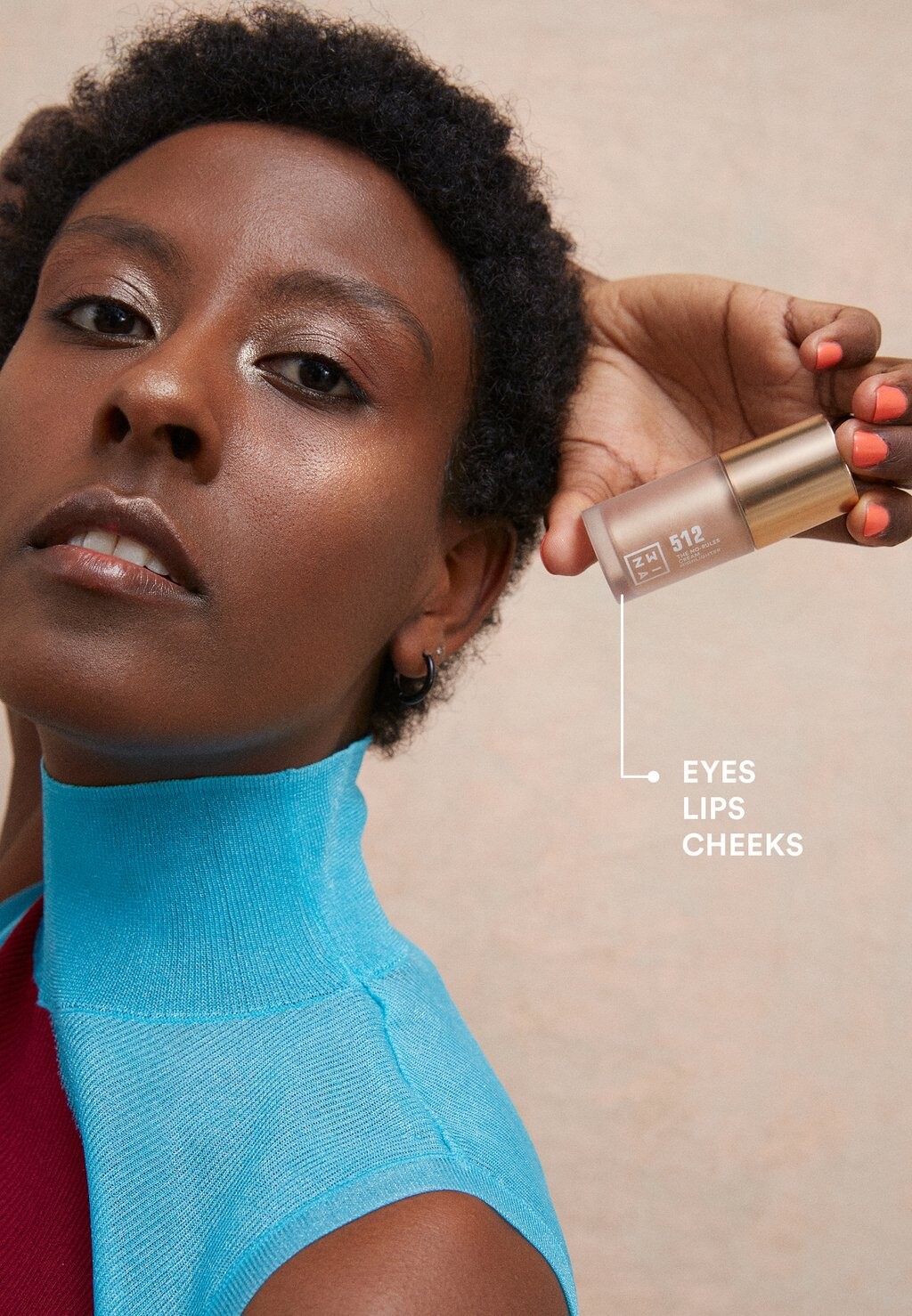 Хайлайтеры The No-Rules Cream Highlighter 3ina, жемчужное золото 512 пробы — фото 2