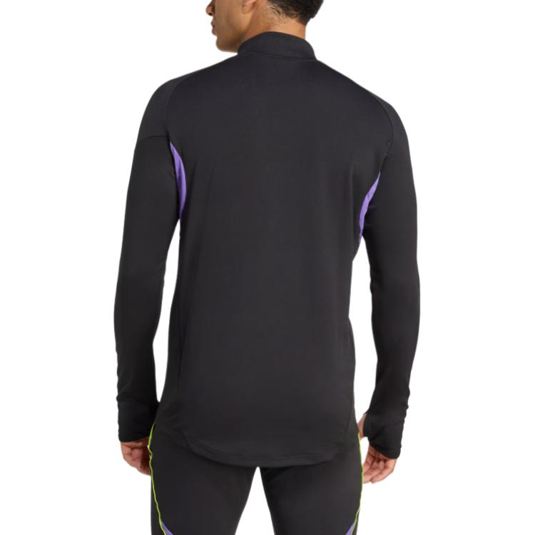 Футболка Tiro 25 SS25 Competition Top мужская Adidas, черный/фиолетовый — фото 4