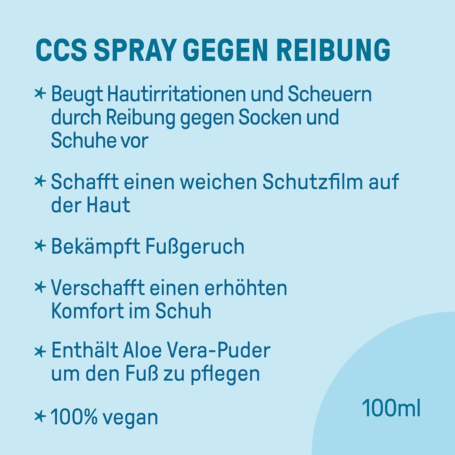 Спрей для ног CCS Anti-friction 100 мл Ccs — фото 3